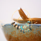 Boucles d'oreilles Prisca Turquoise
