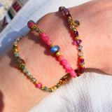 Bracelet TATVA – Agate indienne et rhodonite pour ancrage et équilibre