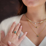 Bague réglable Sneha Labradorite
