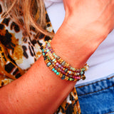 Bracelet RANGOLI Tourmaline, Amzonite, Citrine – Énergie et harmonie