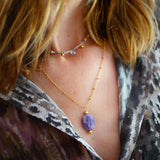 Collier Gyaan Amethyste