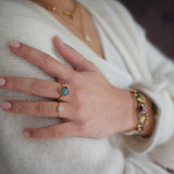 Bague réglable Subhagya Labradorite