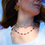 Collier CHETNA - Labradorite et Talisman - Intuition et Protection