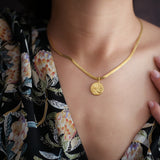 Collier Divya - pendentif astro
