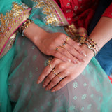 Bague réglable Lavanya Pierre au choix
