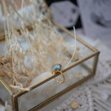 Bague réglable Subhagya Labradorite