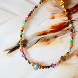 Bracelet NEDA en chrysoprase, andalousite & tourmaline rose – Joie et équilibre
