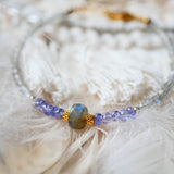 Bracelet JEEVAN – Labradorite et Tanzanite pour protection et intuition