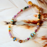 Bracelet RANGOLI Tourmaline, Amzonite, Citrine – Énergie et harmonie