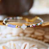 Bracelet ADVITIYA – Équilibre et protection avec tourmalines et grenats