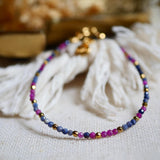 Bracelet Joe Rubis saphir indien
