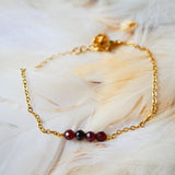 Bracelet Camille Grenat