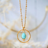 Collier Clémentine Amazonite