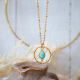 Collier Clémentine Amazonite