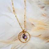 Collier Clémentine Amethyste
