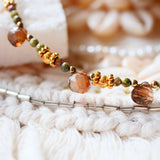 Collier SUMAN - Unakite, Andalousite - Équilibre et Transformation