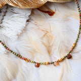 Collier SUMAN - Unakite, Andalousite - Équilibre et Transformation