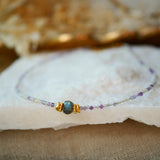 Collier Ras de cou Prerna (pierre au choix)