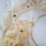 Collier Ras de cou Prerna (pierre au choix)