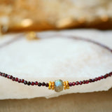 Collier Ras de cou Prerna (pierre au choix)