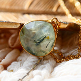 Collier JUSTINE Prehnite - Amour Inconditionnel et Guérison