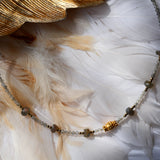 Collier CHETNA - Labradorite et Talisman - Intuition et Protection