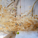Collier Cordon Palak Trèfle Péridot