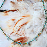 Collier NEELA en turquoise et labradorite – Harmonie & intuition