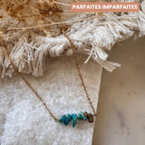 Collier Dhara Turquoise - Parfaites Imparfaites