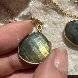 Collier Justine Labradorite 1, 2, 3 - Parfaites Imparfaites