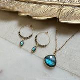 Compo Justine et Pipa Labradorite