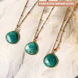 Collier Justine Amazonite 1 2 3 - Parfaites Imparfaites