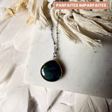 Collier Justine Labradorite argenté - Parfaites Imparfaites