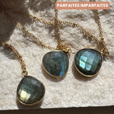 Collier Justine Labradorite 1, 2, 3 - Parfaites Imparfaites