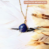 Collier Justine Lapis - Parfaites Imparfaites