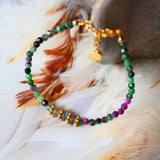 Bracelet Kamala Rubis Zoisite