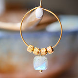 Boucles d'oreilles Manon Labradorite