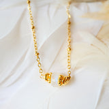 Collier Mohini - Pierre de Lune et chaine