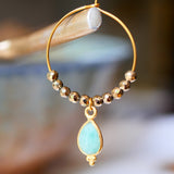 Boucles d'oreilles Amazonite - Pipa