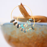 Boucles d'oreilles Prisca Turquoise