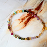 Bracelet RANGOLI Tourmaline, Amzonite, Citrine – Énergie et harmonie