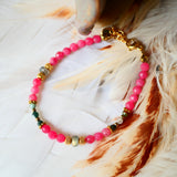 Bracelet SUKOON – Rhodonite et agate indienne pour harmonie et apaisement