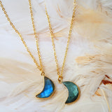 Collier Lune Tandava Labradorite
