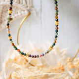 Collier Paola - pierre Agate Indienne