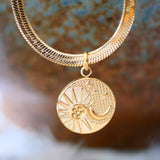 Collier Divya - pendentif astro