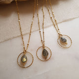 Collier Clémentine Labradorite