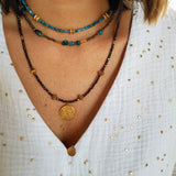 Collier Paola - pierre Apatite