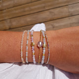 Bracelet Joe pierres Aigue Marine