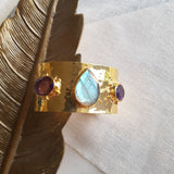 Jonc Labradorite, Améthyste - Nouky