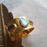 Jonc Labradorite, Améthyste - Nouky
